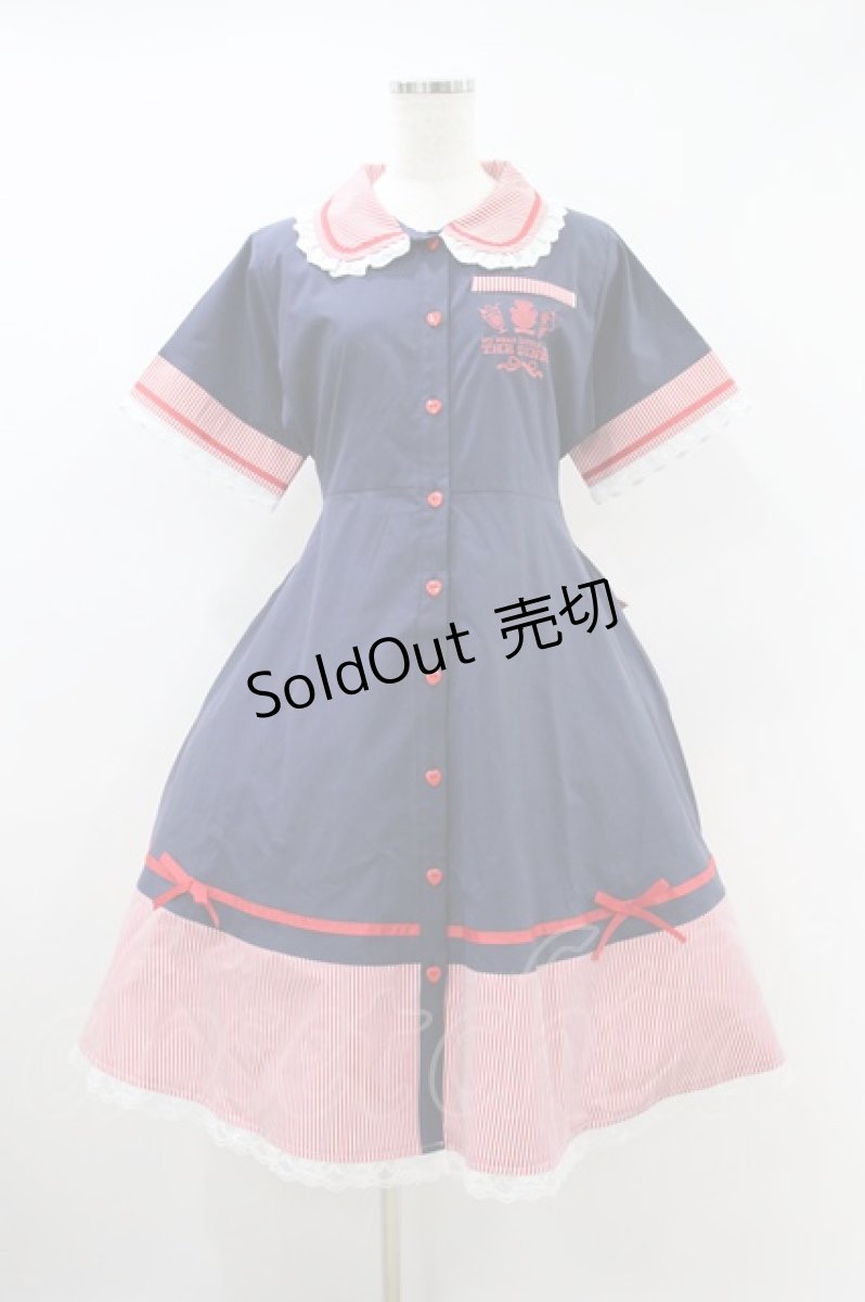 画像1: majoretty / 五月アイ/Cheese Bear/AI エリツキハンソデOP 2L ネイビー H-26-09-14-030-LO-OP-YZ-ZH (1)