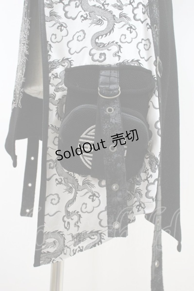 画像4: Qutie Frash / チャイナチュニック  黒×白 H-26-09-14-1048-QU-TO-AK-ZH (4)