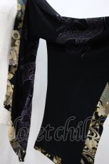 画像3: Qutie Frash / 着物袖羽織  黒 H-26-09-14-1058-QU-TO-AK-ZH (3)