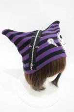 画像3: Deorart / 猫耳帽子  紫 H-26-09-14-1004-PU-AC-AK-ZH (3)