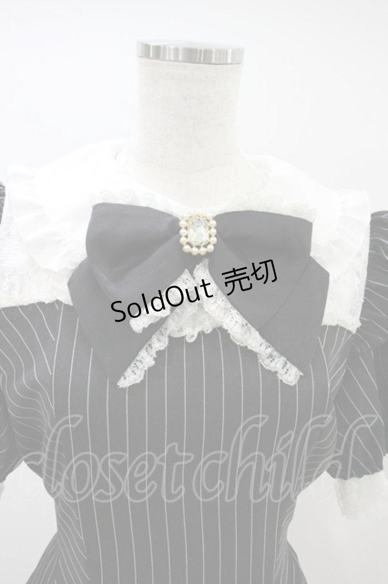 画像3: Secret Honey / ヨークレースフリルセットアップ M ブラック H-26-09-14-013-CA-OP-YZ-ZH (3)