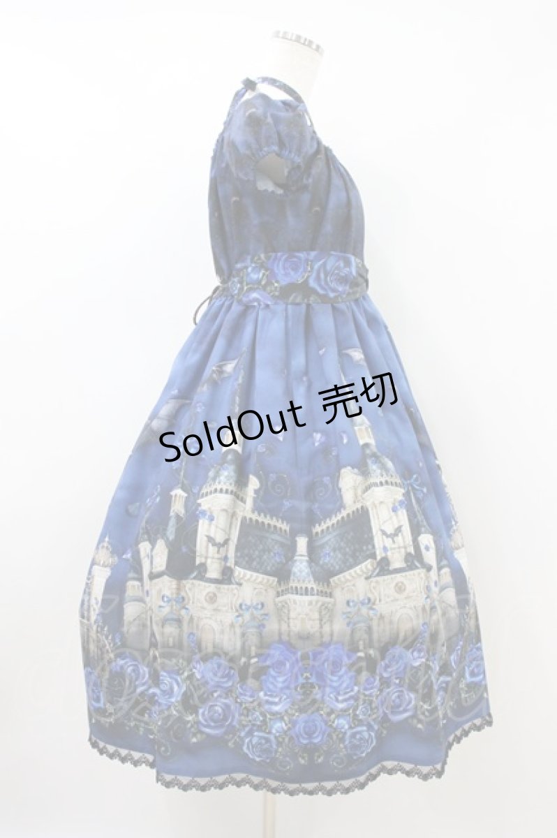 画像3: Enchantlic Enchantilly / 幻影薔薇城〜コウモリ公爵からの招待状〜ワンピース L ブルー H-26-09-14-023-LO-OP-YZ-ZH (3)