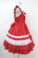 画像3: Angelic Pretty / Sugarフリルジャンパースカート FREE アカ H-26-09-14-024-AP-OP-YZ-ZH (3)