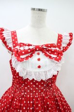画像4: Angelic Pretty / Sugarフリルジャンパースカート FREE アカ H-26-09-14-024-AP-OP-YZ-ZH (4)