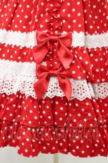 画像5: Angelic Pretty / Sugarフリルジャンパースカート FREE アカ H-26-09-14-024-AP-OP-YZ-ZH (5)