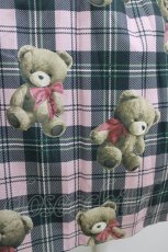 画像4: Emily Temple cute / Teddy Bear Tartanノースリーブワンピース M ピンク H-26-09-15-025-ET-OP-AK-ZH (4)