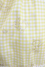 画像4: Emily Temple cute / とんすけとミス・バニー/Happy Springノースリーブワンピース  イエロー H-26-09-15-003-ET-OP-AK-ZH (4)