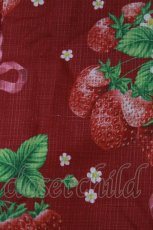 画像5: Emily Temple cute / Strawberry Ribbon treeハイウエストワンピース M レッド H-26-09-15-029-ET-OP-AK-ZH (5)