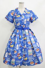 画像1: Emily Temple cute / Cerealワンピース S ブルー H-26-09-15-040-ET-OP-KB-ZH (1)