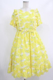 Emily Temple cute / Lemon ワンピース M Yellow H-26-09-15-048-ET-OP