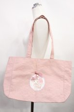 画像1: Maison de FLEUR / My Melody レーストートバッグ  ピンク H-26-09-15-1025-LO-BG-NS-ZH (1)