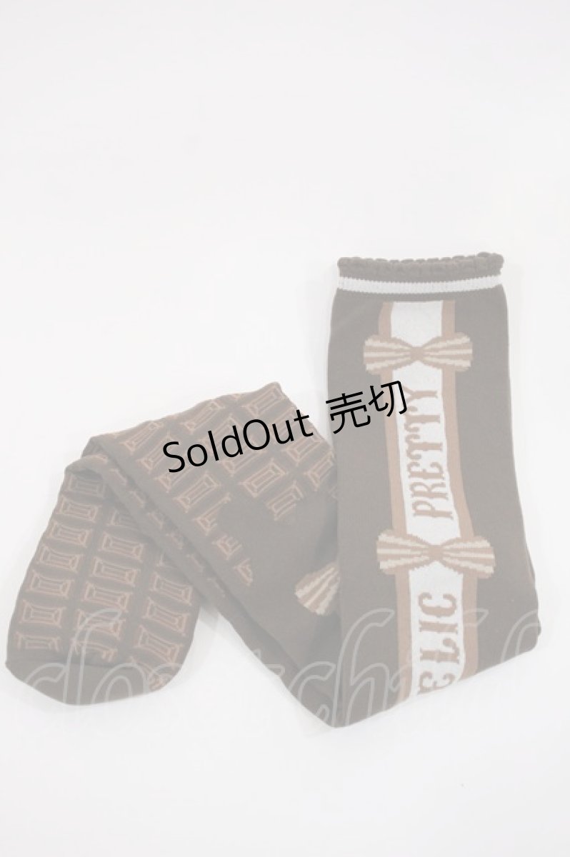 画像1: Angelic Pretty / Melty Ribbon Chocolateオーバーニー  ブラウン H-26-09-15-1029-AP-ZA-NS-ZH (1)