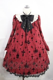 Angelic Pretty / Holy Lantern ワンピース Free ワイン H-26-09-15