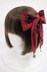 画像1: Angelic Pretty / Holy Lanternリボンクリップ  ワイン H-26-09-15-1036-AP-AC-NS-ZH (1)