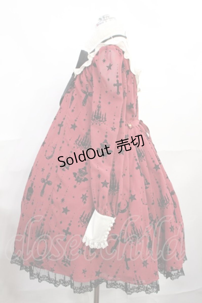 画像2: Angelic Pretty / Holy Lantern ワンピース Free ワイン H-26-09-15-1003-AP-OP-NS-ZH (2)
