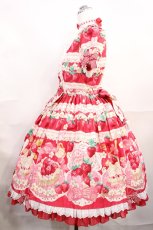 画像2: Angelic Pretty / Strawberry Whipワンピース Free レッド H-26-09-15-1004-AP-OP-NS-ZH (2)
