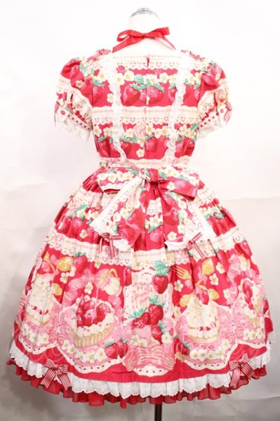 Angelic Pretty / Strawberry Whipワンピース Free レッド H-26-09-15