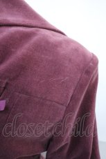 画像4: metamorphose / 刺繍入りコートワンピース(別珍) FREE ワイン H-26-09-15-1005-ME-CO-YZ-ZH (4)