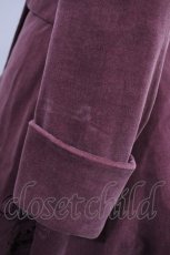 画像6: metamorphose / 刺繍入りコートワンピース(別珍) FREE ワイン H-26-09-15-1005-ME-CO-YZ-ZH (6)