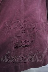画像8: metamorphose / 刺繍入りコートワンピース(別珍) FREE ワイン H-26-09-15-1005-ME-CO-YZ-ZH (8)
