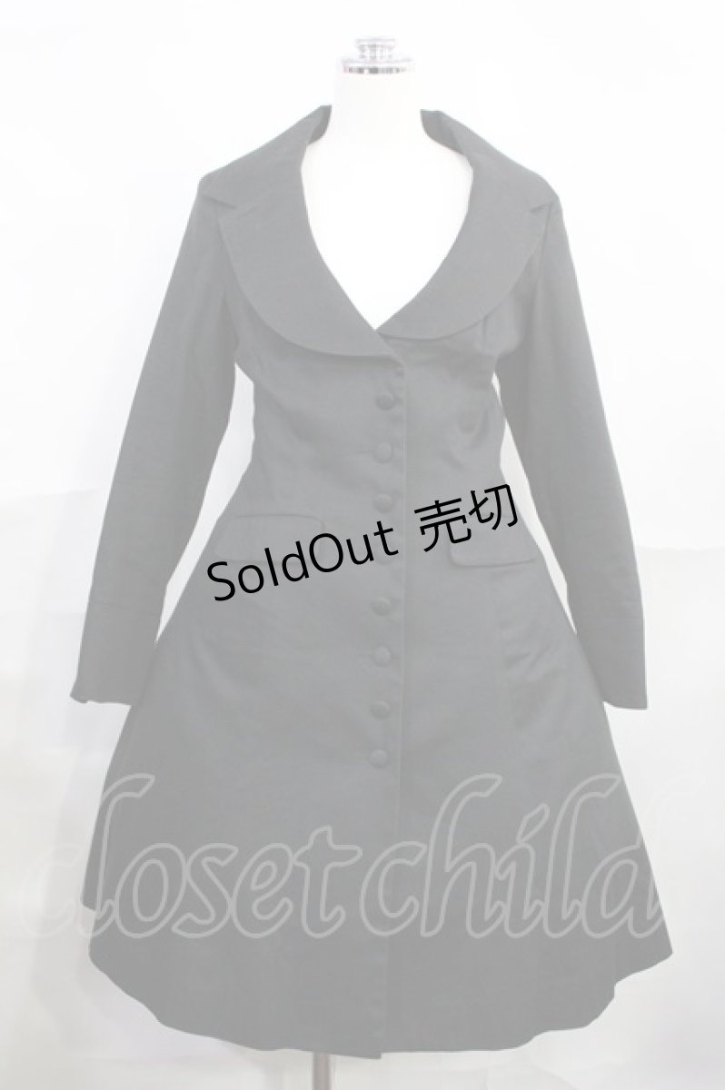 画像1: metamorphose / ロングコートワンピース FREE ブラック H-26-09-15-1006-ME-JA-YZ-ZH (1)