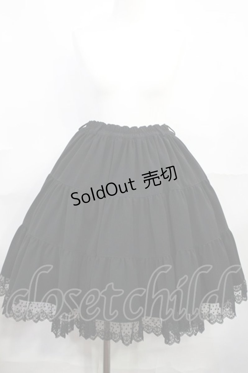 画像1: metamorphose / ティアードスカート FREE ブラック H-26-09-15-1007-ME-SK-YZ-ZH (1)