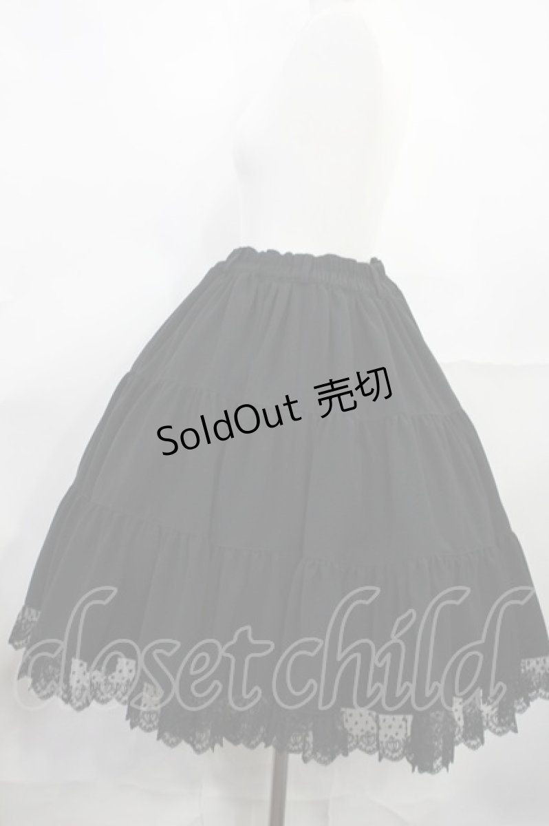 画像2: metamorphose / ティアードスカート FREE ブラック H-26-09-15-1007-ME-SK-YZ-ZH (2)