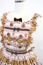 画像4: Angelic Pretty / Sweet Cream Houseエプロン風スカート Free ラズベリー H-26-09-15-1008-AP-SK-NS-ZH (4)