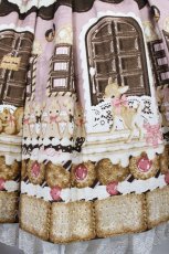 画像5: Angelic Pretty / Sweet Cream Houseエプロン風スカート Free ラズベリー H-26-09-15-1008-AP-SK-NS-ZH (5)