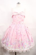 画像1: Angelic Pretty / MilkyPlanetジャンパースカート Free ピンク H-26-09-15-1013-AP-OP-NS-ZH (1)