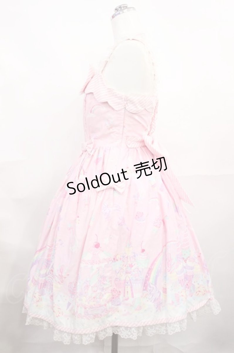 画像2: Angelic Pretty / MilkyPlanetジャンパースカート Free ピンク H-26-09-15-1013-AP-OP-NS-ZH (2)