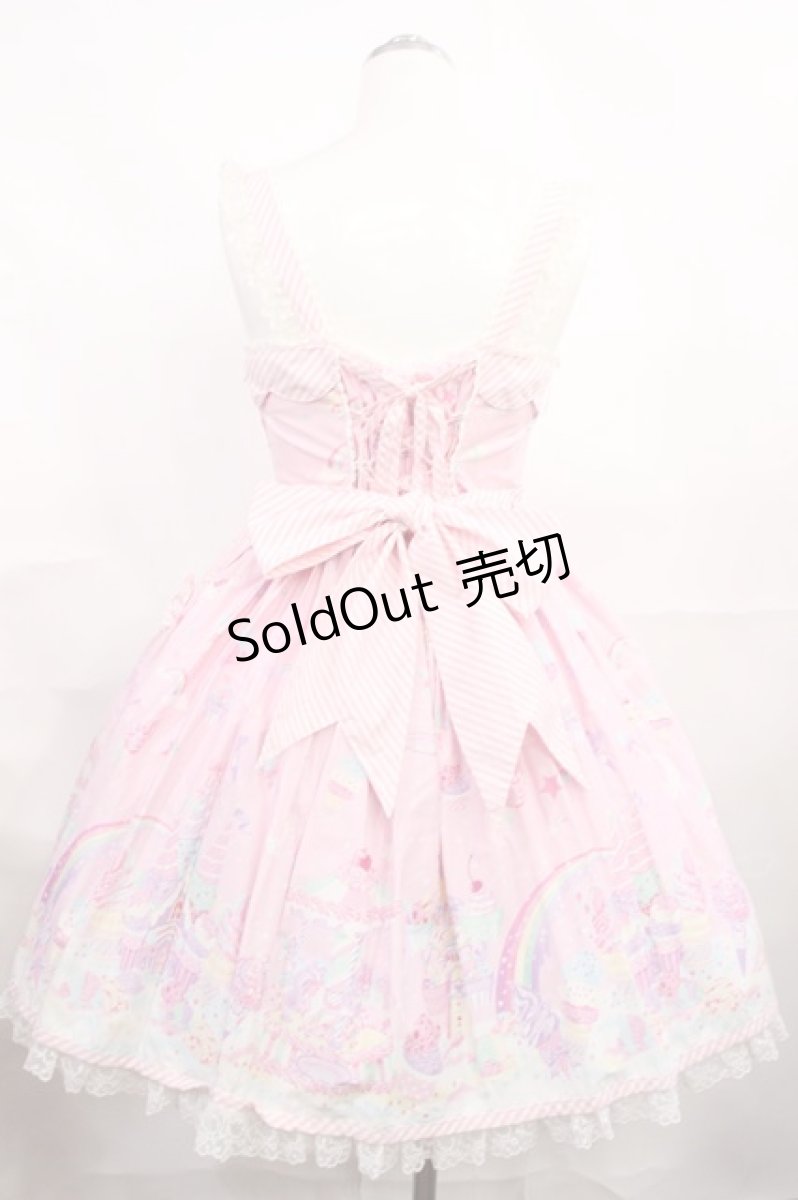 画像3: Angelic Pretty / MilkyPlanetジャンパースカート Free ピンク H-26-09-15-1013-AP-OP-NS-ZH (3)