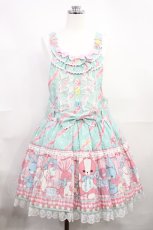 画像1: Angelic Pretty / MELODY TOYSサロペット Free ミント H-26-09-15-1014-AP-OP-NS-ZH (1)
