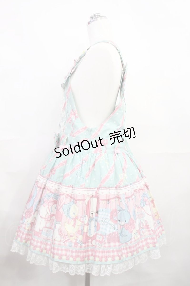 画像2: Angelic Pretty / MELODY TOYSサロペット Free ミント H-26-09-15-1014-AP-OP-NS-ZH (2)