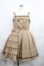 画像1: Angelic Pretty / Melty Royal Chocolateジャンパースカート Free モカ H-26-09-15-1016-AP-OP-NS-ZH (1)