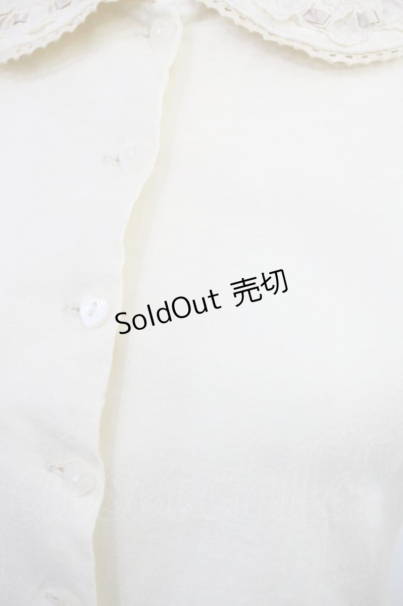画像3: metamorphose / はしごレース襟ブラウス FREE アイボリー H-26-09-15-1023-ME-BL-YZ-ZH (3)