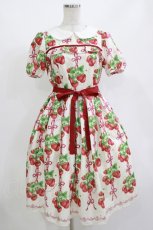 画像1: Emily Temple cute / Strawberry Ribbon treeワンピース S アイボリー H-26-09-15-068-ET-OP-AK-ZH (1)