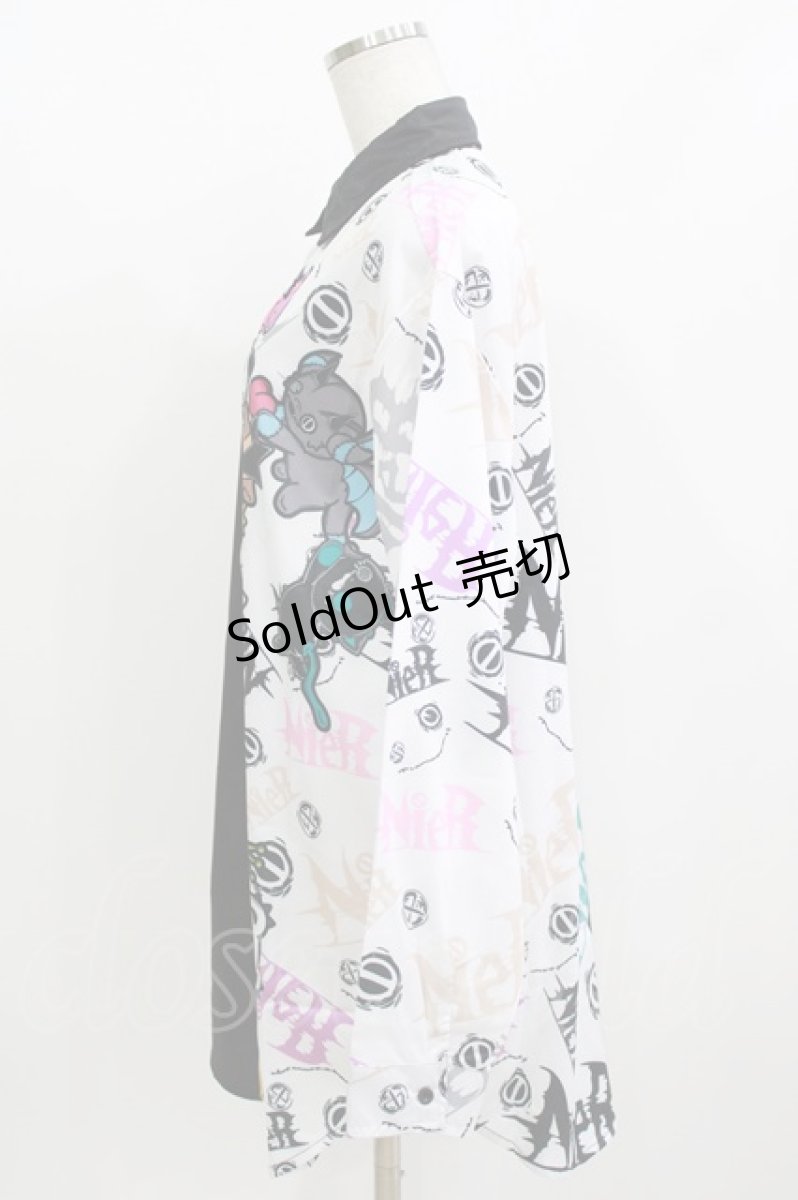 画像2: NieR Clothing / プリントシャツ F  H-26-09-15-081-PU-TO-AK-ZH (2)