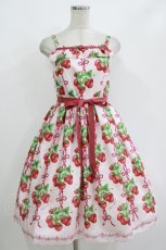 画像1: Emily Temple cute / Strawberry Ribbon treeキャミソールワンピース M ピンク H-26-09-15-014-ET-OP-NS-ZH (1)