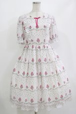 画像1: Emily Temple cute / petit rose frillワンピース M pink rose H-26-09-15-016-ET-OP-NS-ZH (1)