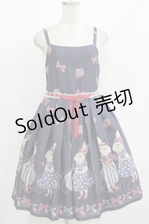 Emily Temple cute / FAVORITE bunnyキャミソールワンピース ネイビー