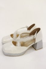 画像2: Cherirulu Chocola / 太ヒールパンプス M(23-23.5cm) 白 H-26-09-16-032-GO-SH-YZ-ZH (2)