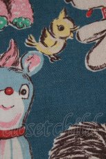 画像5: Emily Temple cute / ぬいぐるみプリントワンピース(2007)  ブルー H-26-09-16-1004-ET-OP-AK-ZH (5)