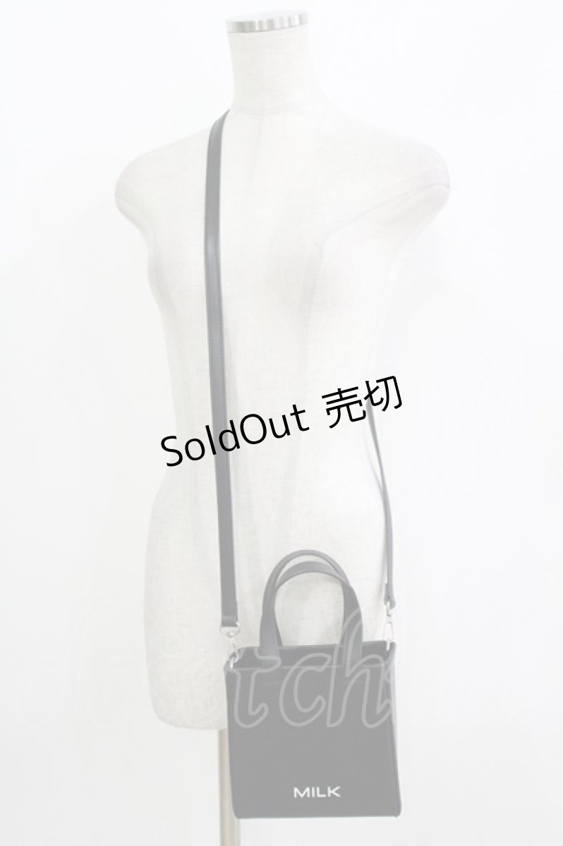 画像1: MILK / MILK MINI BAG  ブラック H-26-09-16-1057-ML-BG-YZ-ZH (1)