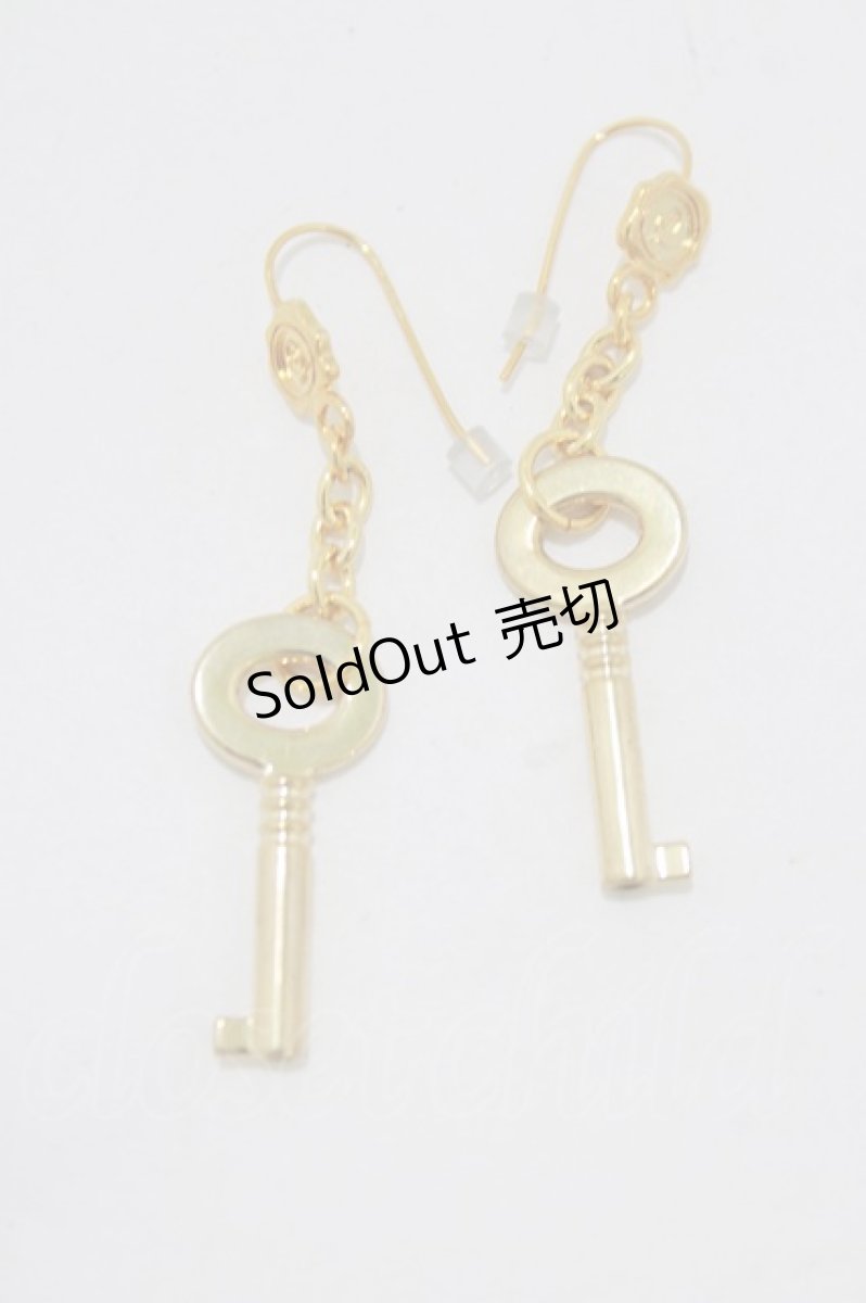画像2: Q-pot. / Heart Rock Padlockネックレス＆ピアスセット  ゴールド H-26-09-16-1064-QP-AC-AK-ZH (2)