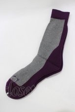 画像1: HYSTERIC GLAMOUR / ソックス  パープル×グレー H-26-09-16-1074-PU-ZA-KB-ZH (1)