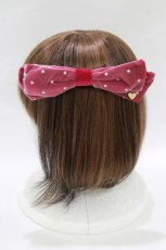 画像2: Shirley Temple / リボンバレッタ  ローズピンク H-26-09-16-1076-ET-AC-KB-ZH (2)