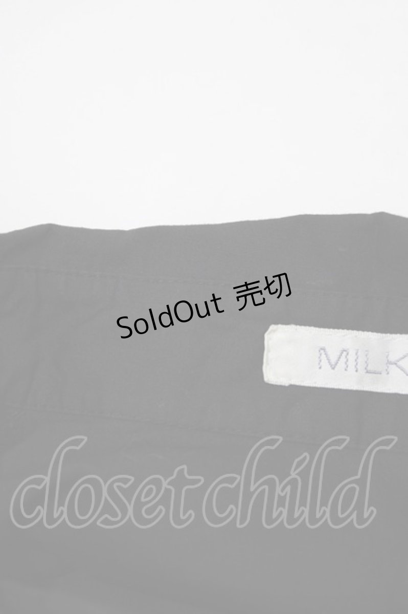 画像4: MILK / シャツワンピース  ブラック H-26-09-16-1007-ML-OP-AK-ZH (4)