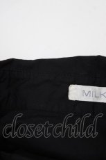 画像4: MILK / シャツワンピース  ブラック H-26-09-16-1007-ML-OP-AK-ZH (4)