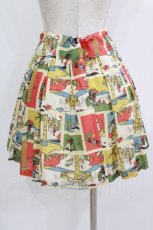 画像3: Jane Marple / キャットプリントスカート M アイボリー H-26-09-16-1008-JM-SK-AK-ZH (3)